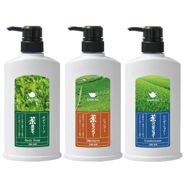 アロエ リーブルアロエ 茶ボディソープ シャンプー コンディショナー