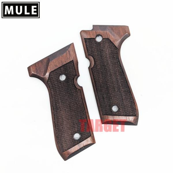☆【セール】MULE 東京マルイ 電動ガン M9A1用 木製グリップ フル