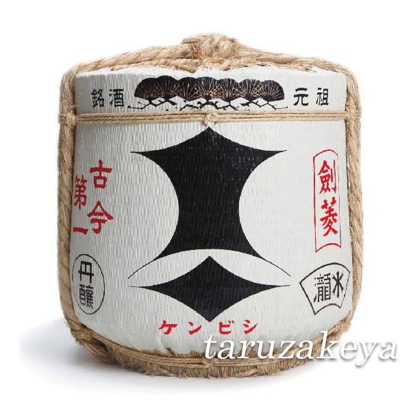 剣菱 樽酒剣菱 2斗樽1斗入り(18L/36L) 日本酒 鏡開き こも樽 結婚式