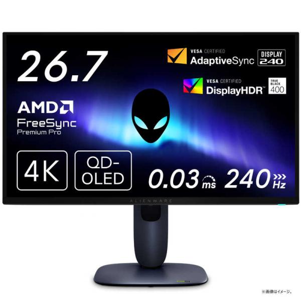 DELL デル ゲーミング液晶ディスプレイ AW2725Q-R Alienware/QD-OLED