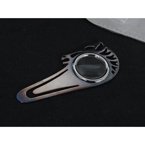 エルメス シュヴァル ホース ルーペ マネークリップ ブックマーク