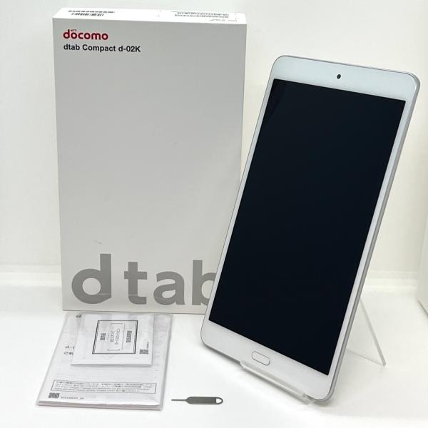 dtab 【美品】dtab Compact d-02K シルバー docomo SIMフリー 8インチ