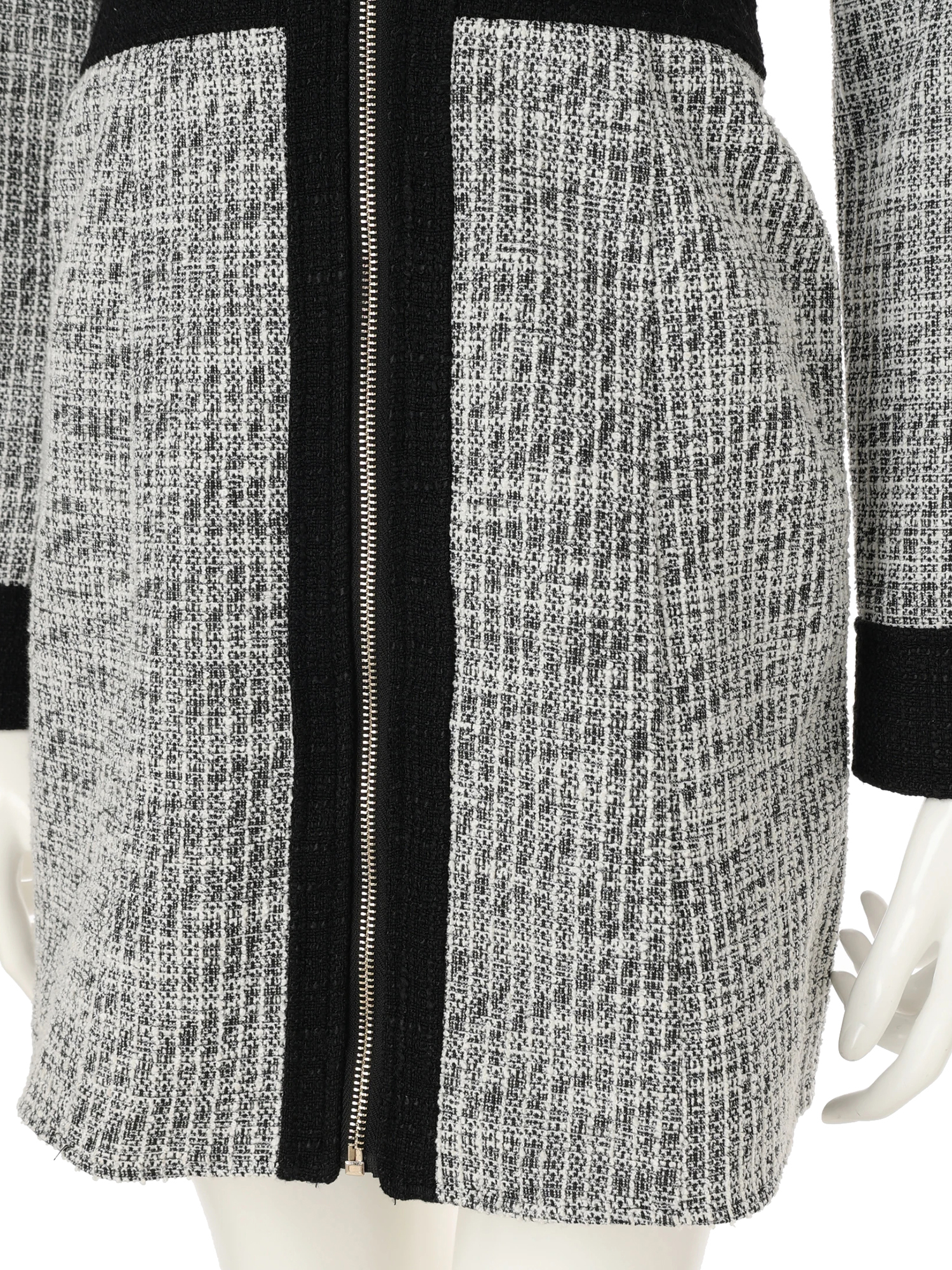 LIP SERVICE（リップサービス）｜ フロントZIPツイードワンピース