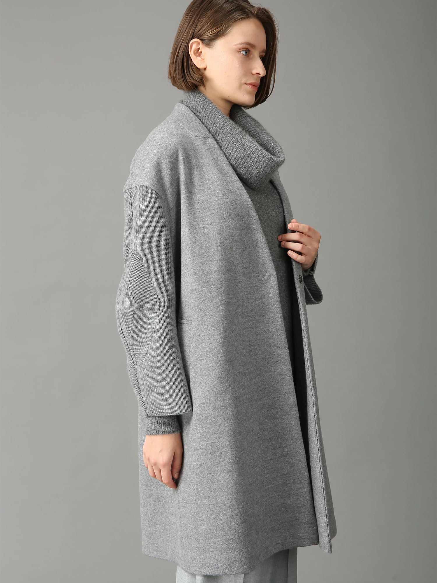 エクラ掲載】【日本製】 フェスタ ウール コート ｜ MORABITO SPELL