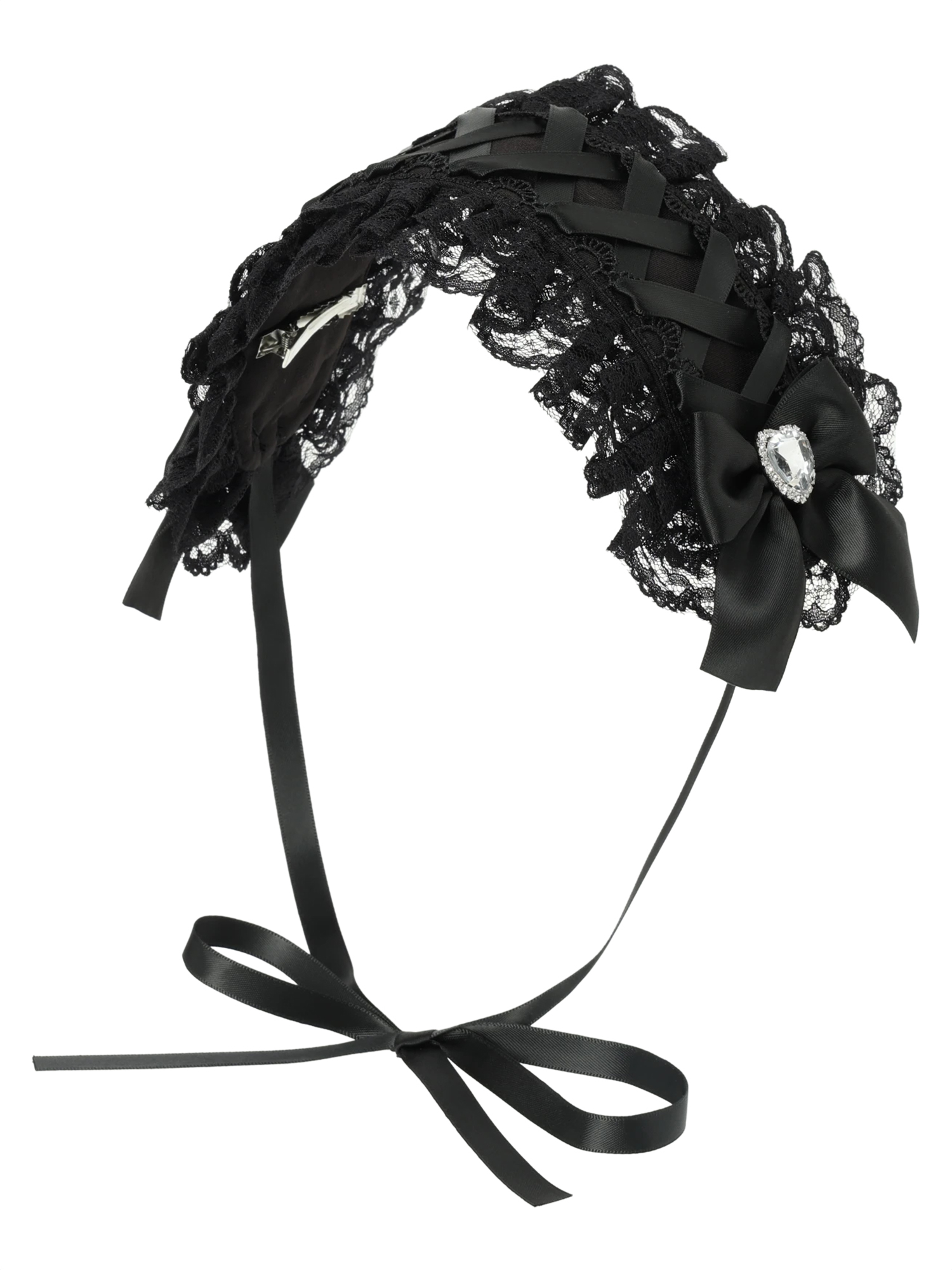 キラキラハートビジューヘッドドレス（アクセサリー｜オフホワイト