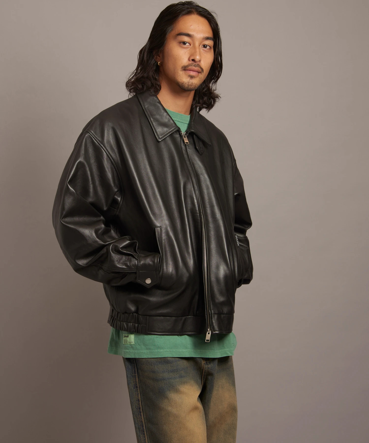 SKOOKUM×JACKROSE】 LAMB LEATHER ZIP JACKET 2025(MENS