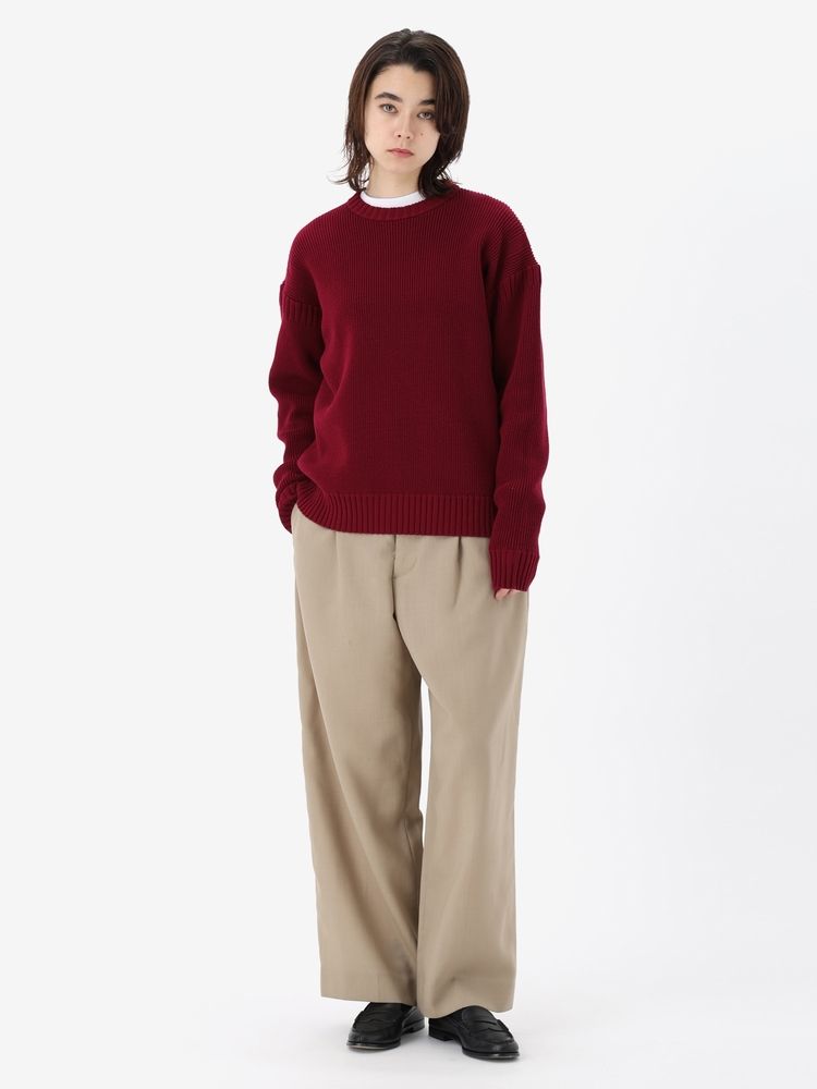 公式・アウトレット】フィッシャーマンニットクルー（ユニセックス