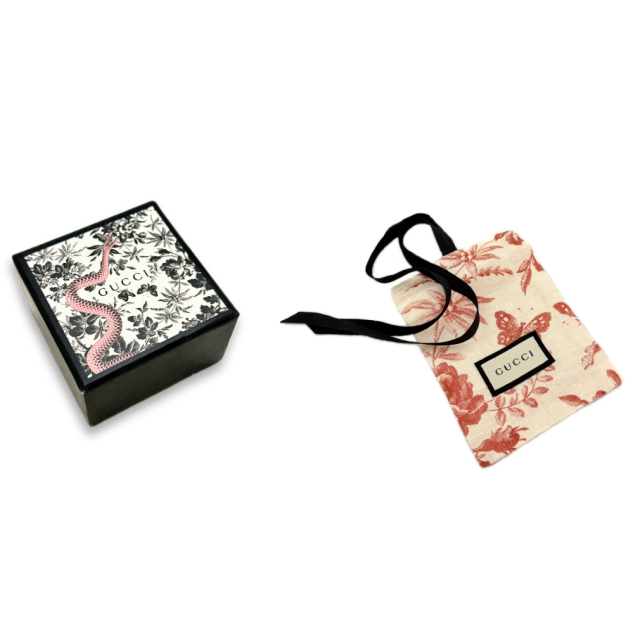 グッチ 男女兼用 ピンブローチ ラインストーンGGロゴ アンティーク調