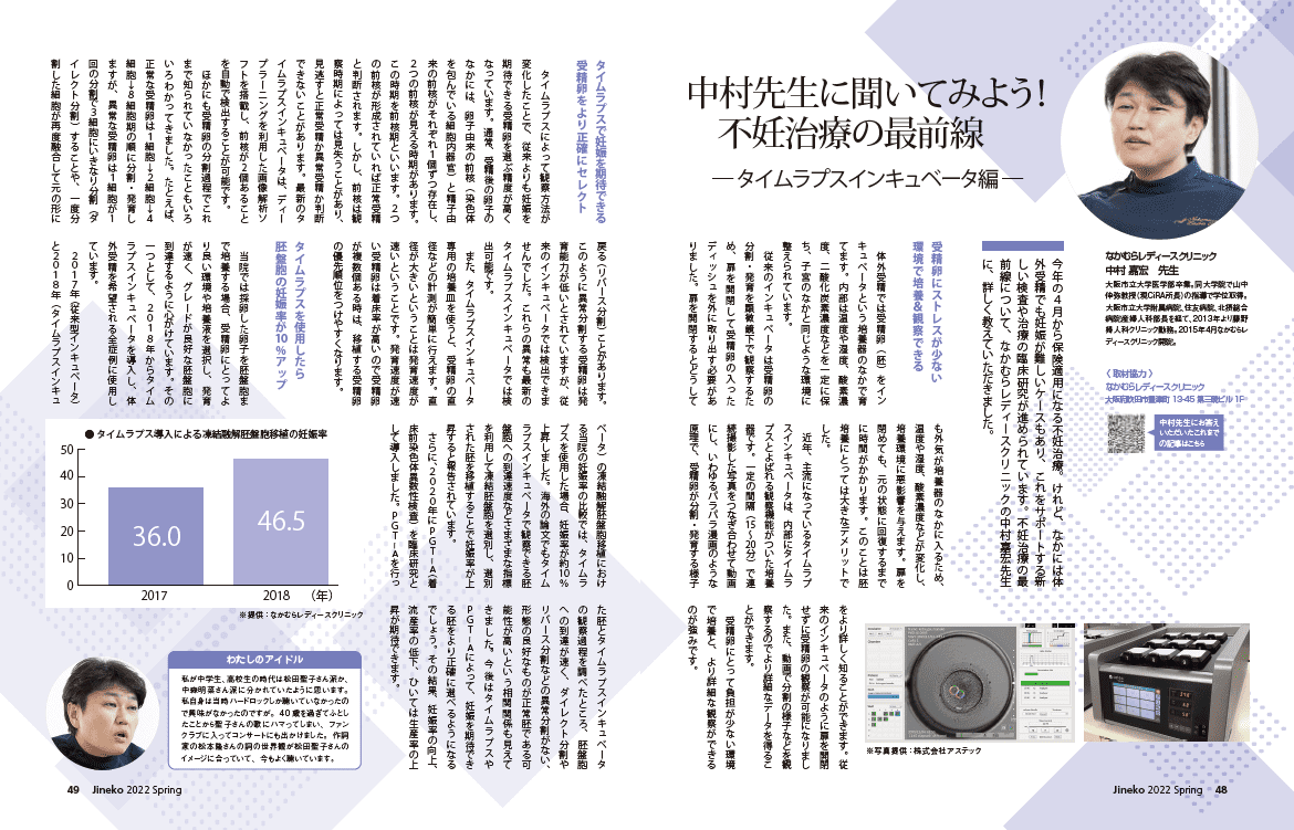 中村先生に聞いてみよう！ 不妊治療の最前線 ― タイムラプス