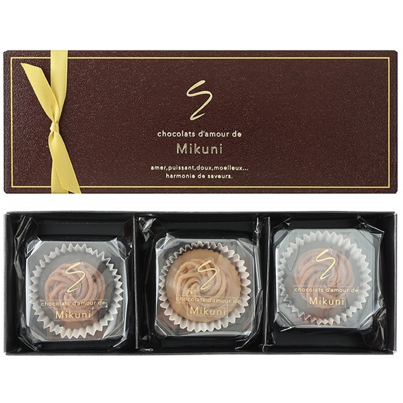 ショコラ・ダムール・ドゥ・ミクニ 至福のショコラモンブラン 3個