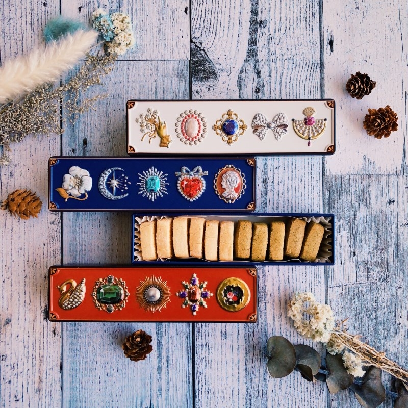 銀河工場 銀河クッキービジュー缶 3色セット 50－5318