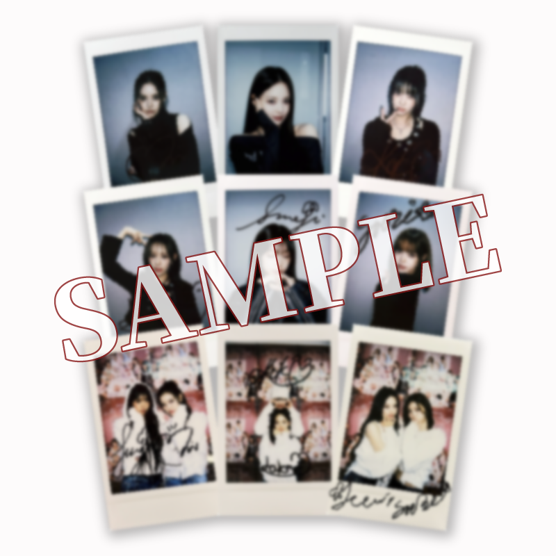 izna ファンコン 会場限定 FC W会員 直筆 サイン チェキ セビ ② izna JAPAN OFFICIAL FANCLUB naya