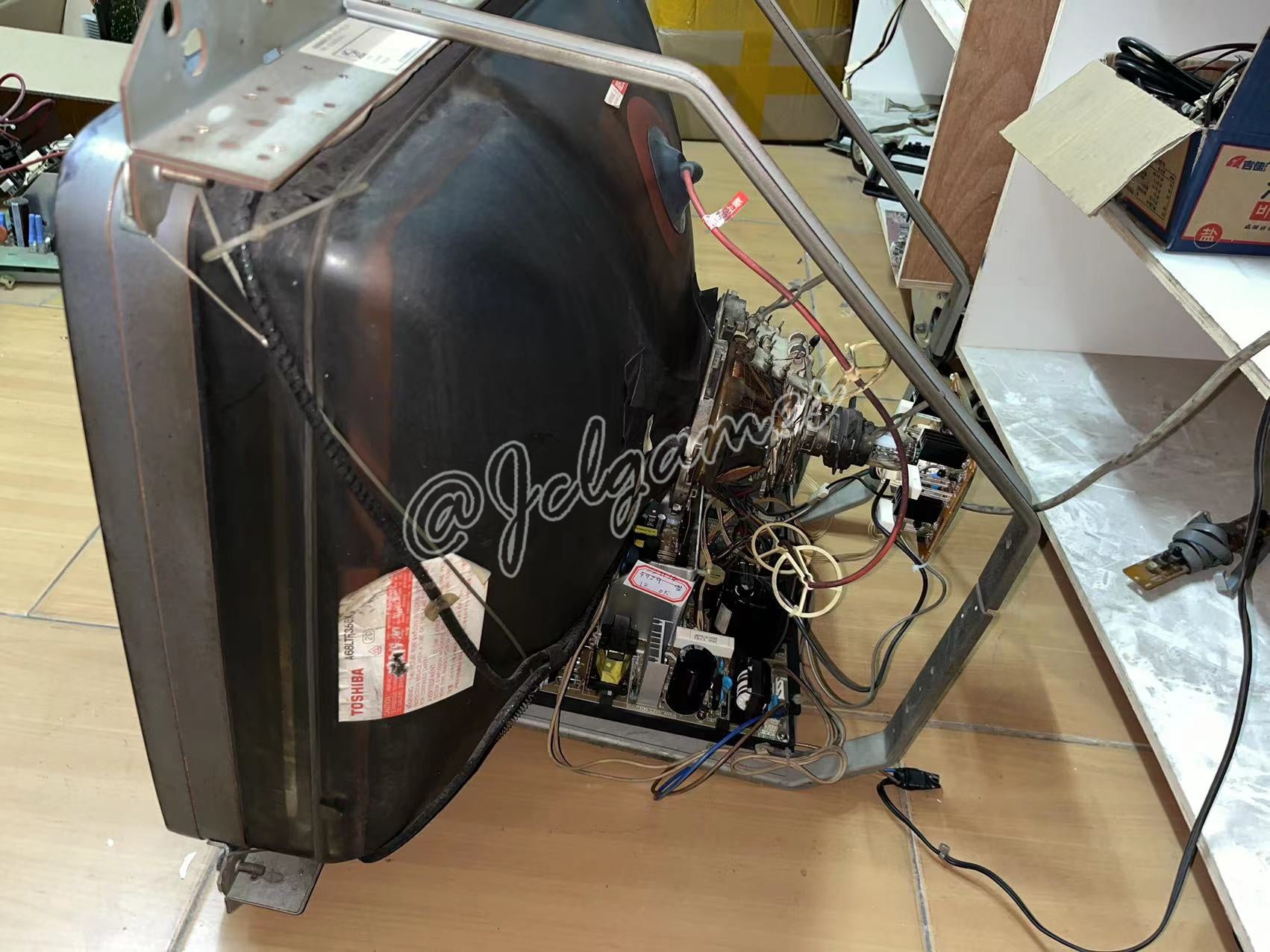 東芝29インチ用CRT基板PB9929ジャンク 動作品 TOSHIBA 東芝 29インチ