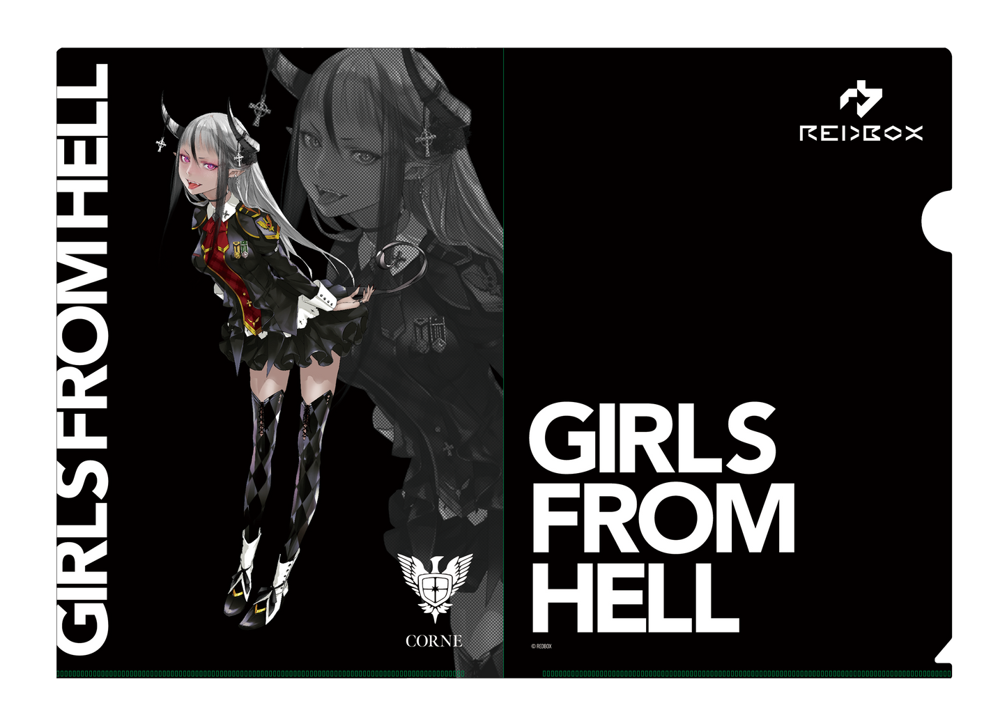 クリアファイル3枚セット GIRLS FROM HELL／Aセット - Tokyo Otaku Mode