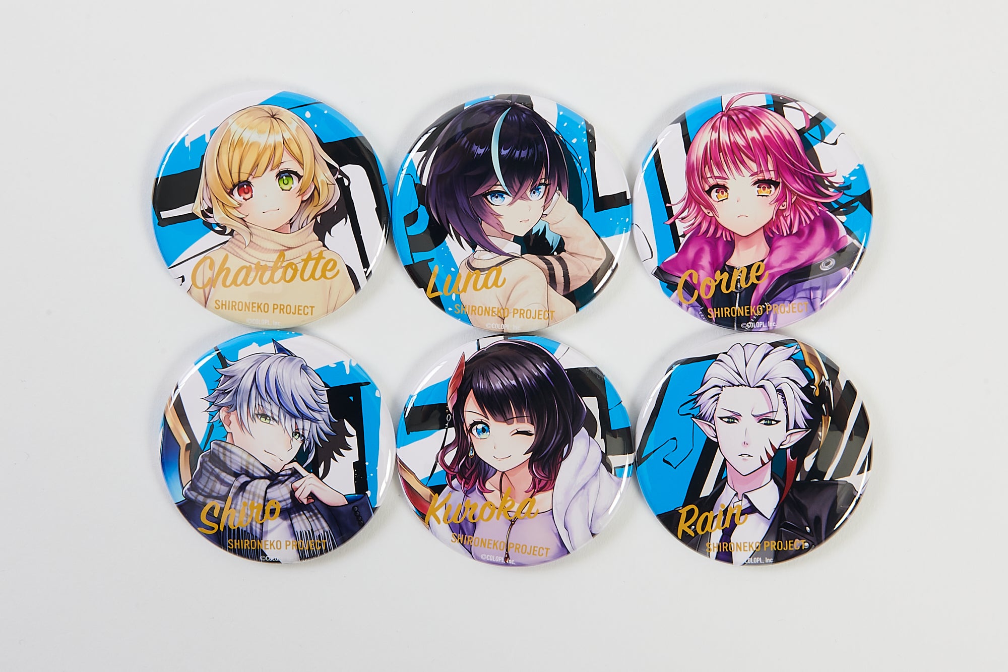 白猫プロジェクト 描き下ろしトレーディング缶バッジ第2弾（全6種