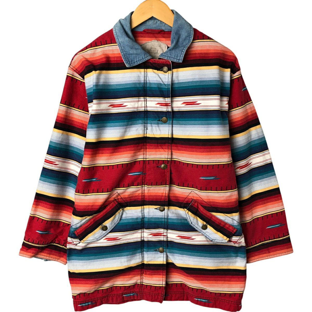 古着 90年代 ウールリッチ WOOLRICH ネイティブ柄 コットンジャケット