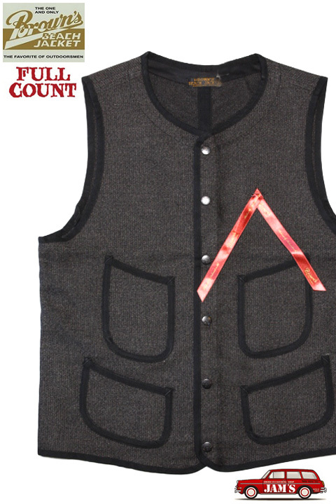 Browns BEACH」 BBJ SPRING VEST ブラウンズビーチ スプリングベスト