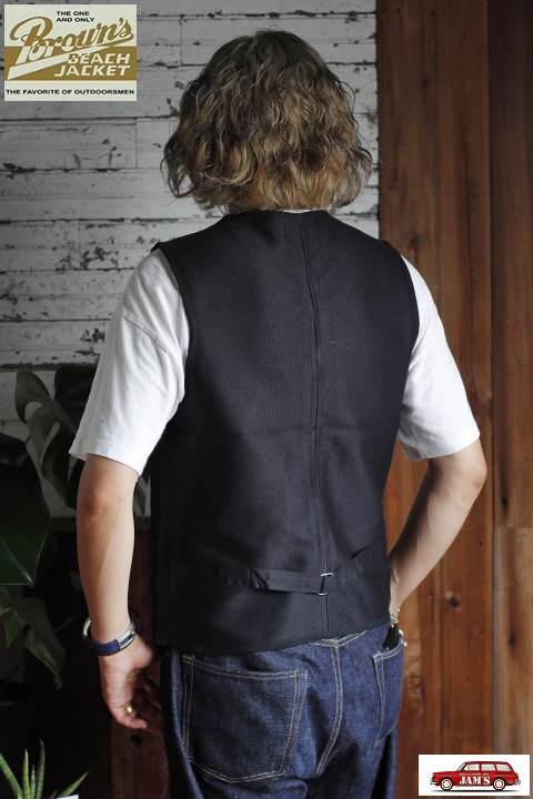 Browns BEACH」 BBJ SPRING VEST ブラウンズビーチ スプリングベスト