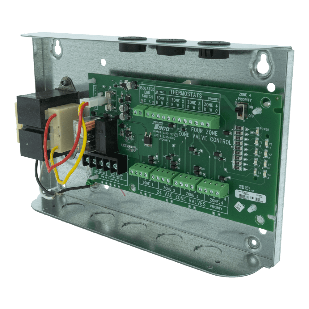 Taco ZVC404-4 4-Zone Valve Control Module with Priority