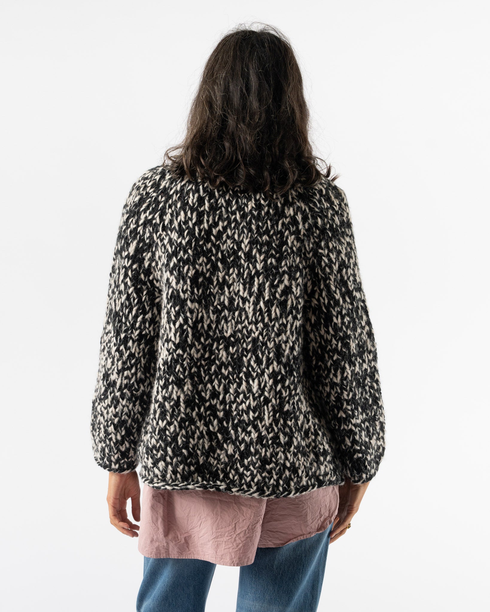 CASEY CASEY Cardigan in Black Curated at Jake and Jones