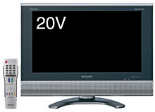 シャープ、省エネ設計の20V型ワイド液晶テレビAQUOS「LC-20AX6」を発売