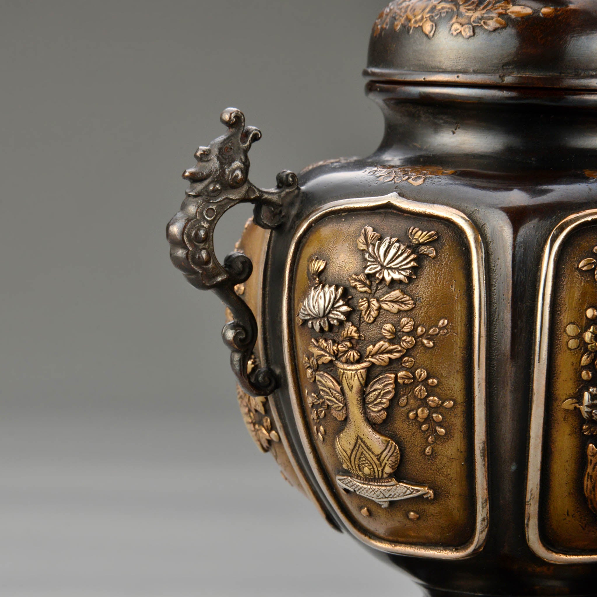 高岡銅器 香炉 | 彩華 彩色 | 銅 | 喜泉堂