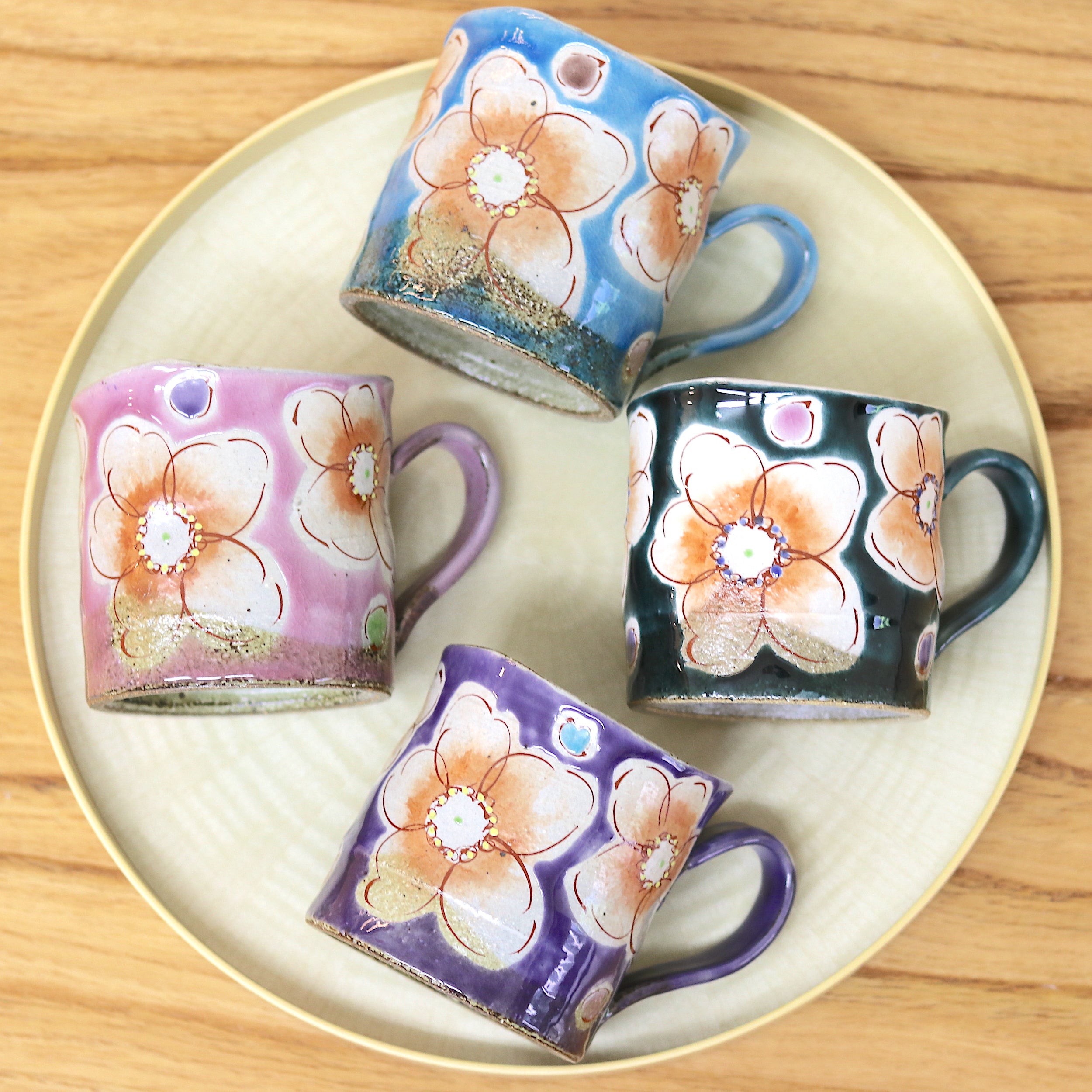 九谷焼 | マグカップ | トルコ花うらら | 虚空蔵窯