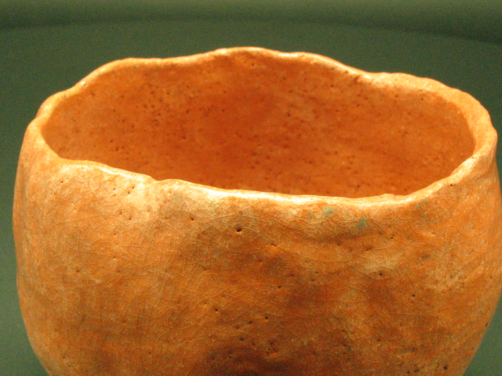 杉本貞光作品 赤茶碗 Sadamitsu Sugimoto's work Red-raku chawan tea bowl