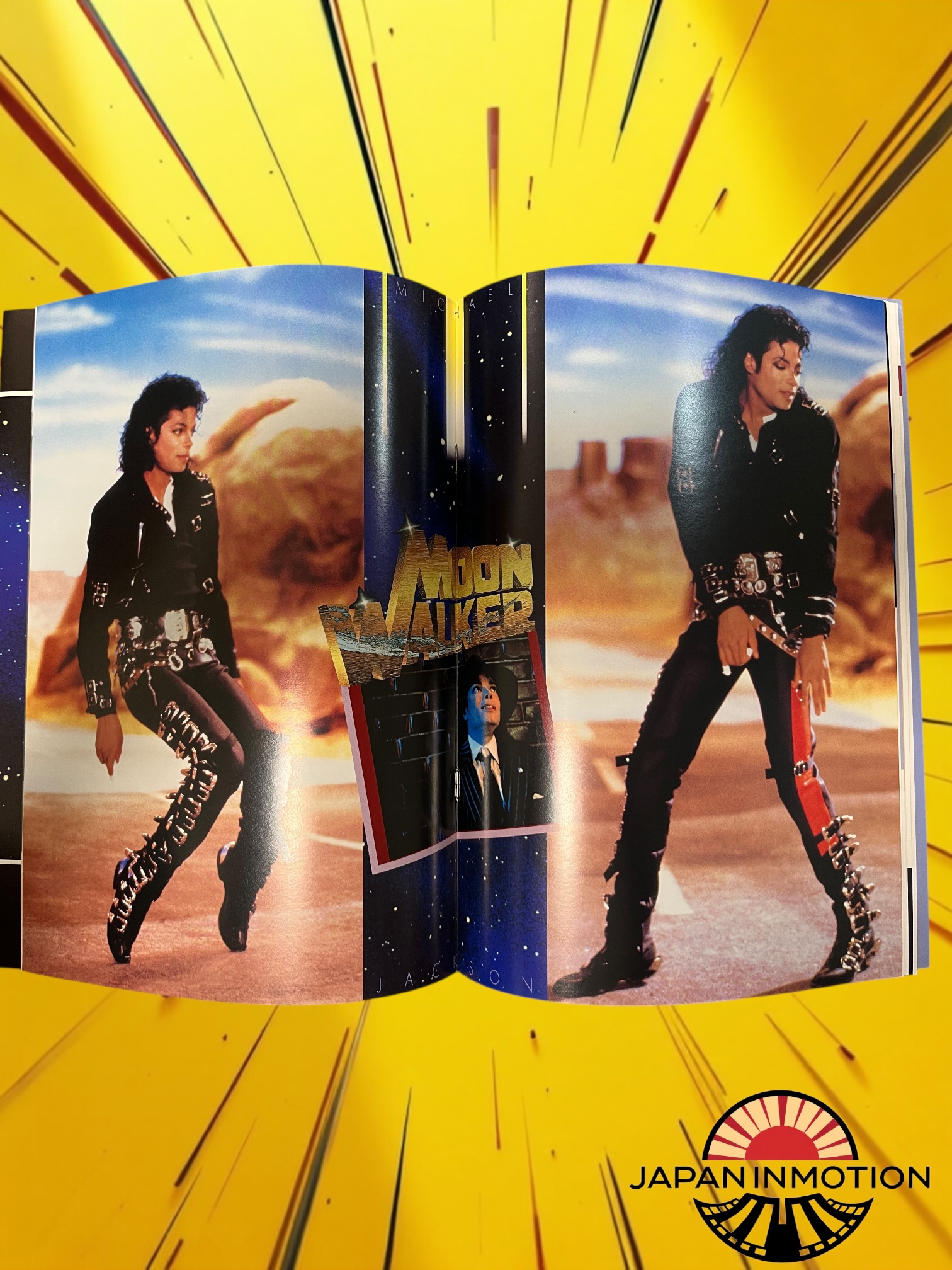 a7346w Michael Jackson Moonwalker 1988 Japan Souvenir Movie