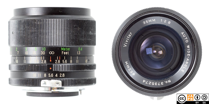 Data sheet: Vivitar 35 mm f/2.8 (Nikon F) – JAPB