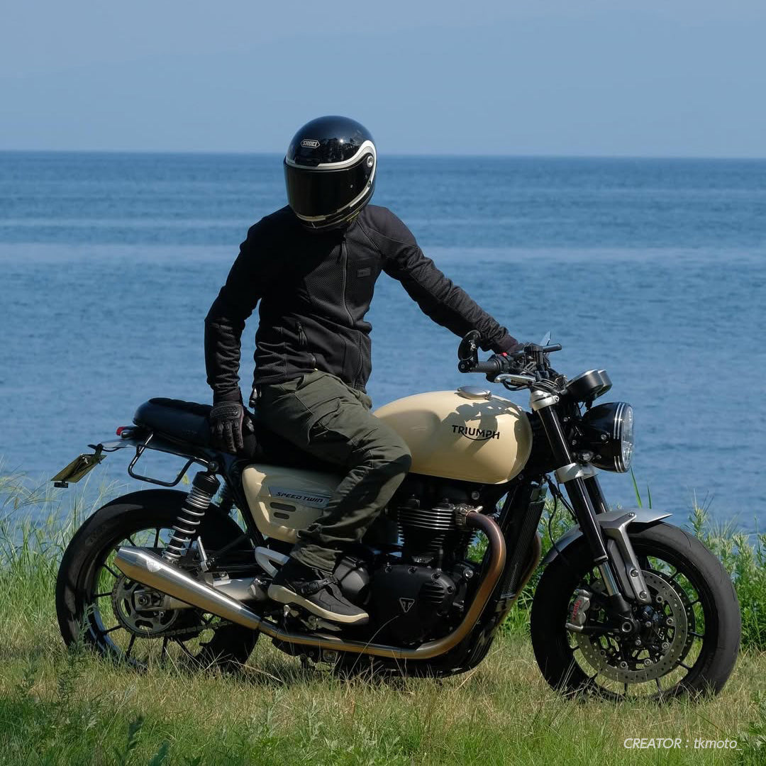 試着無料】バイク インナープロテクター メッシュジャケット 春夏用