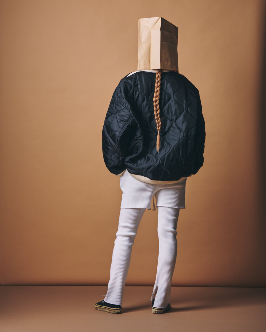 m.u × PRE_QUILTING LONG PULLOVER BK – Japoness