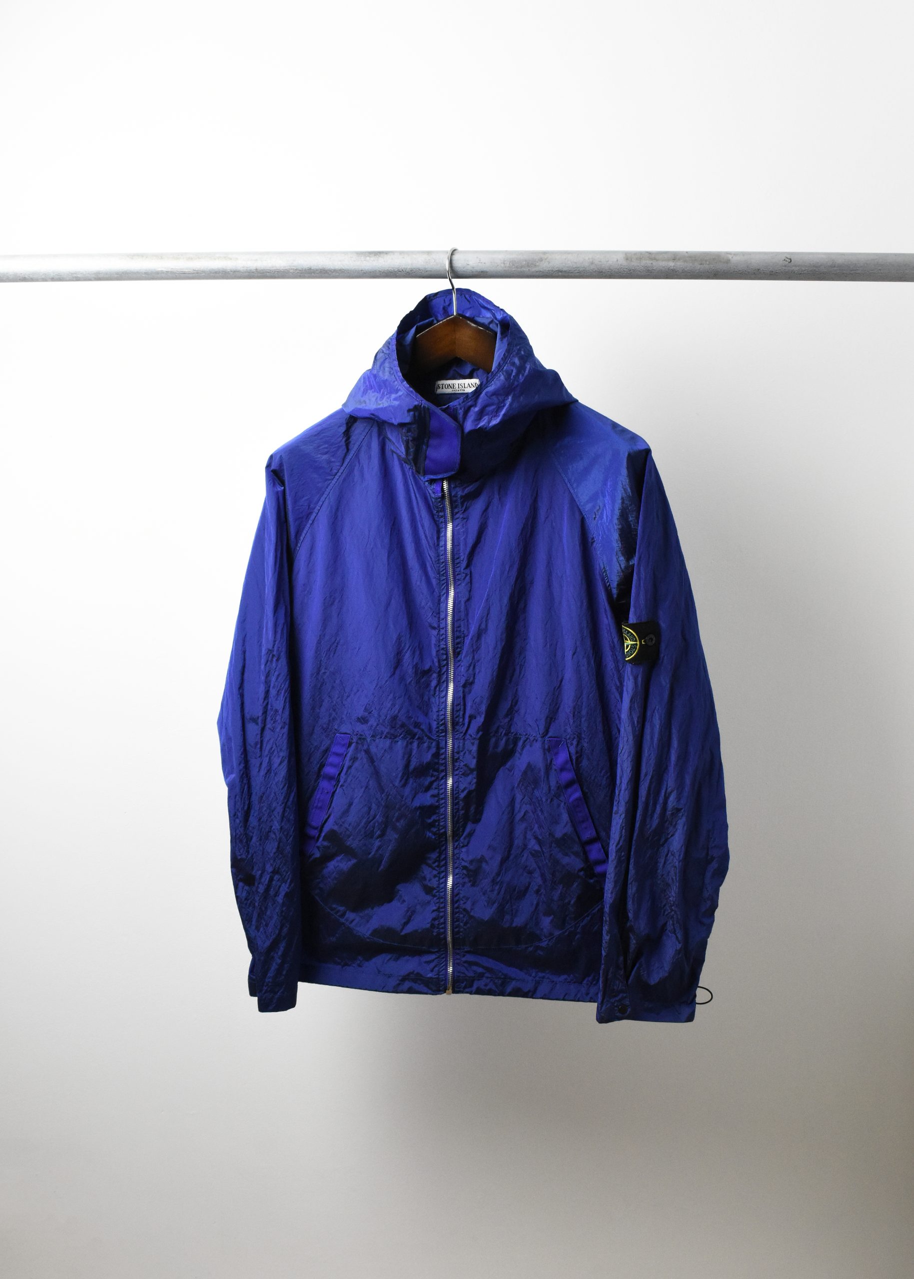 STONE ISLAND SS 2008 NYLON METAL SHIMMER JACKET (2XL) - Jazzy Badger