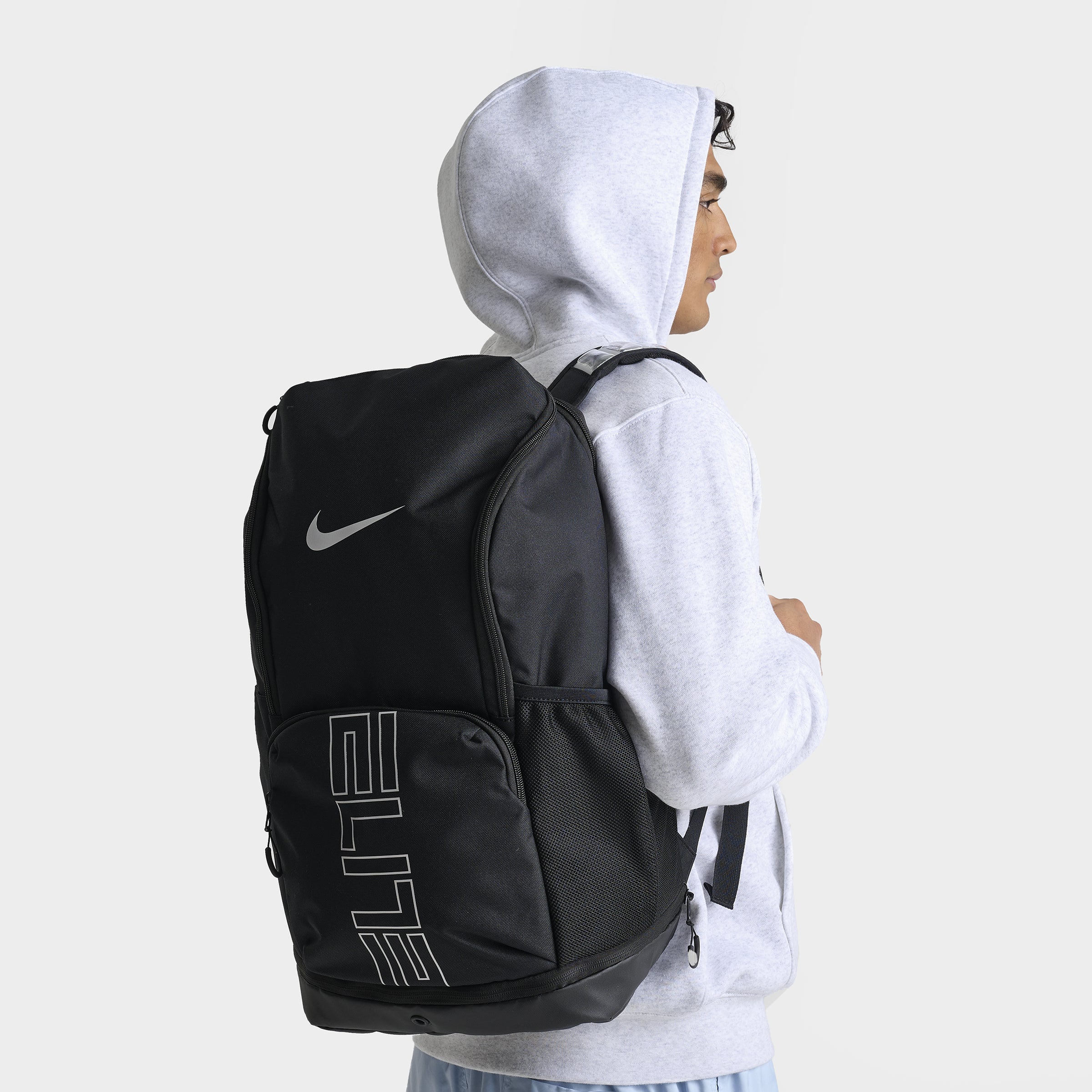 Nike Varsity Elite Backpack Black/ Black - Metallic Silver – JD Sports