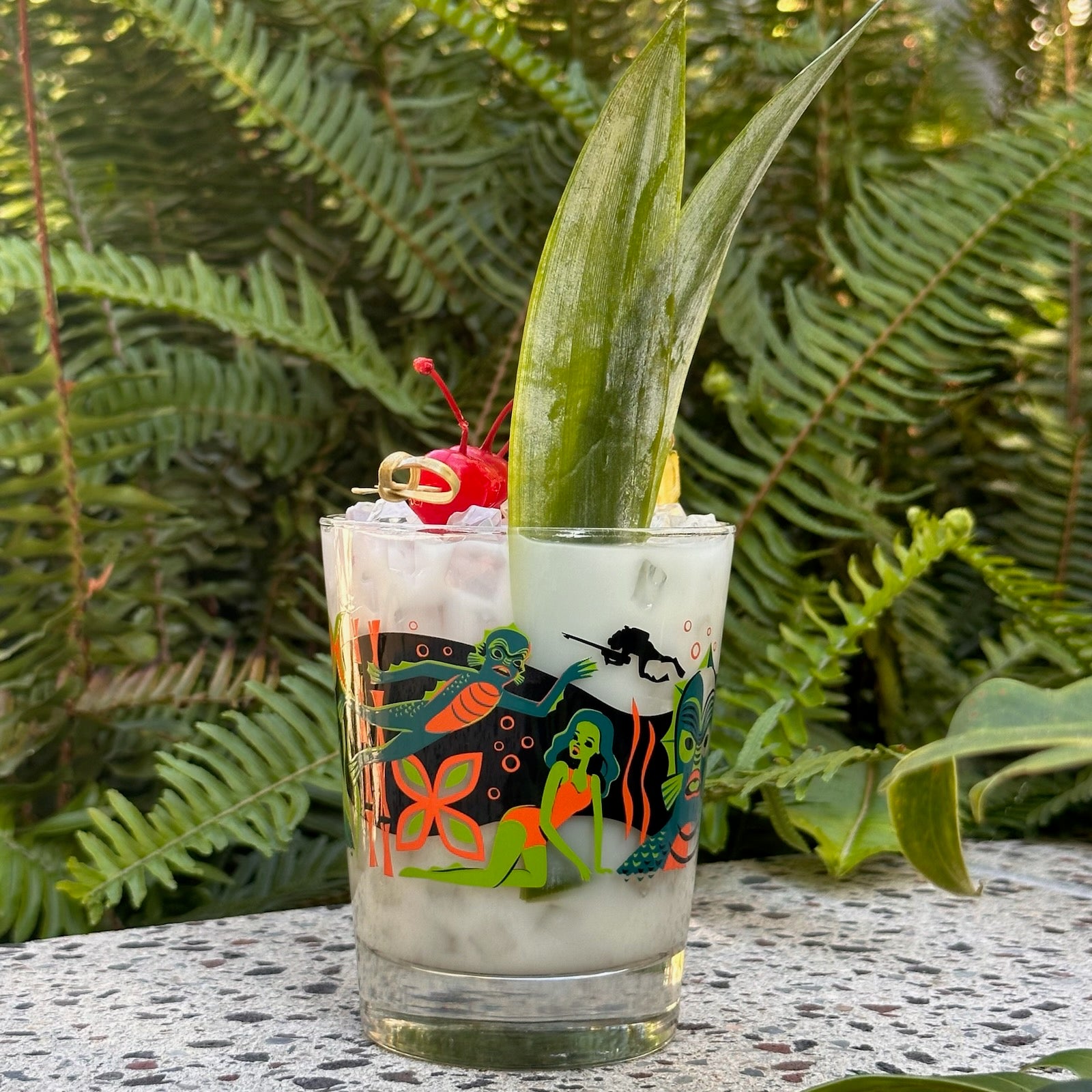 Creature Feature Mai Tai Cocktail Glass - Ready to Ship! – Jeff