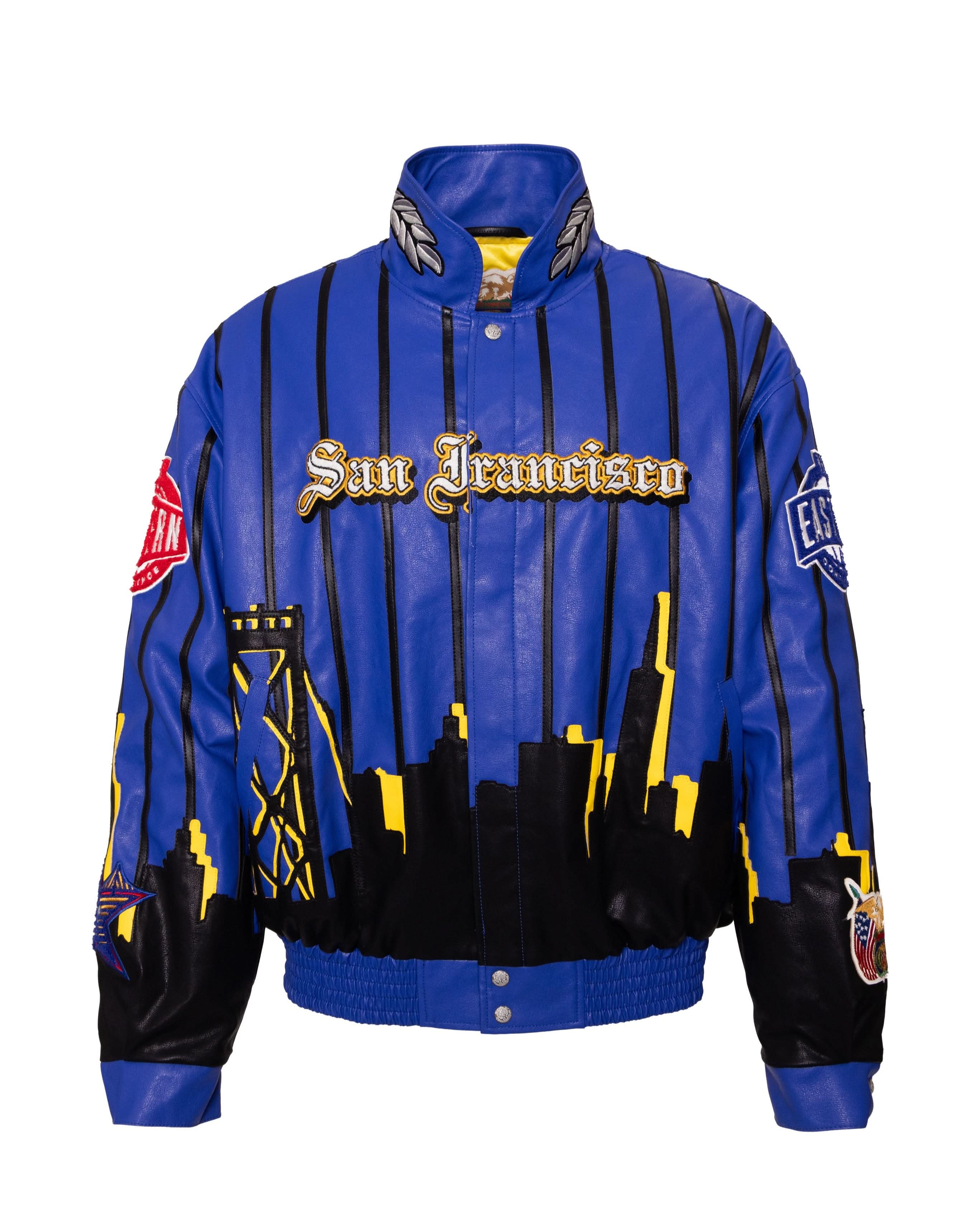 2025 NBA All-Star San Francisco Bay Area Vegan Leather Jacket