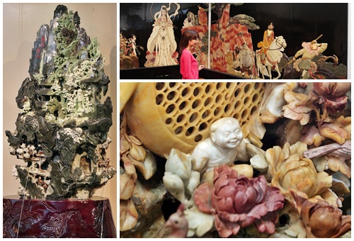 翡翠(ひすい)』 象牙と石の彫刻美術館～ジュエルピア～