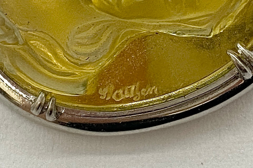 Citrine K18WGシトリンカメオ ペンダントトップ (NO.124452) – JEX宝石