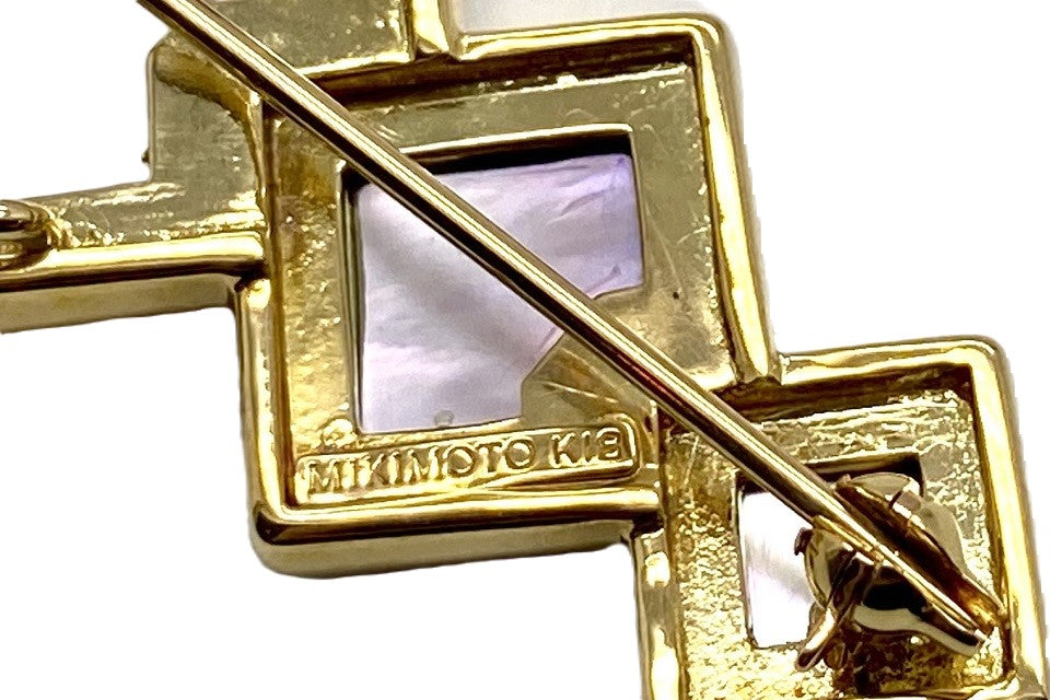 MIKIMOTO 【ミキモト】K18シェル(ピクウェ)ブローチ (NO.61984) – JEX