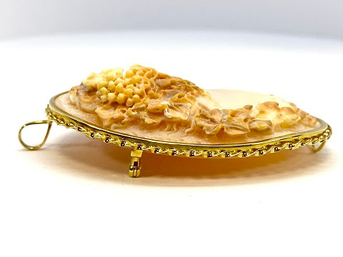 Shell Cameo【チロ アッカニート】 K18シェルカメオペントップ兼