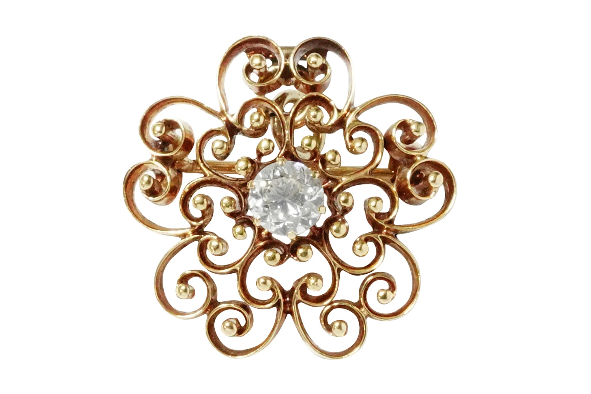 TIFFANY ティファニー オープンアップル ピンブローチ プローチ 刻印