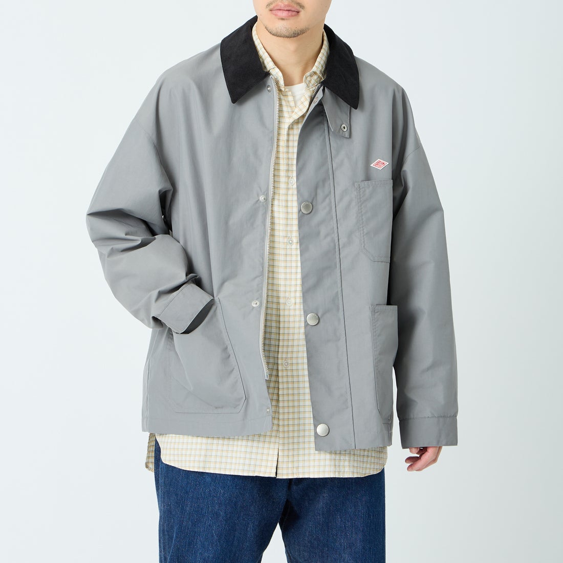 DANTON [ダントン] ナイロンタフタ カバーオールジャケット [DT