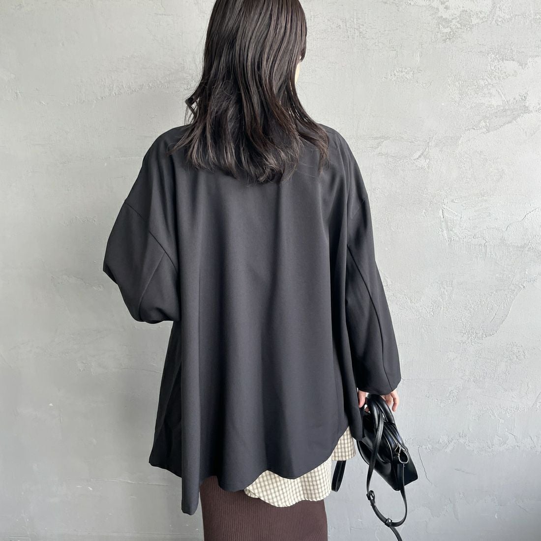 mizuiro ind [ミズイロインド] テーラードシャツジャケット [3-230103