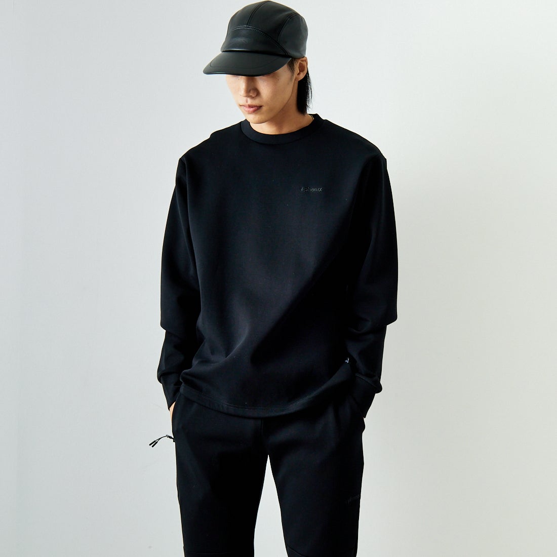 phenix [プラスフェニックス] 別注 ダンボールニット クルーネック