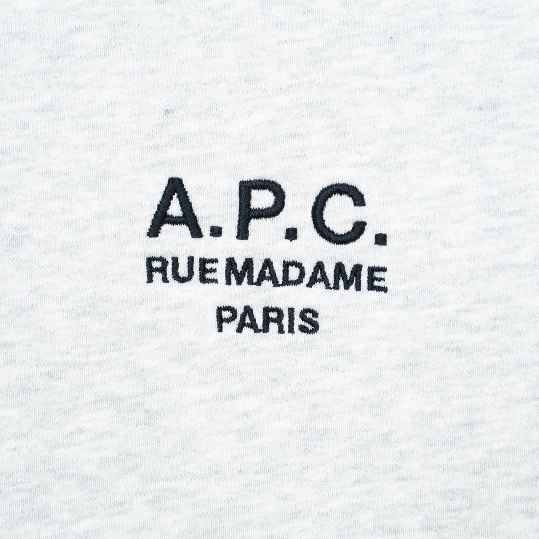 A.P.C. [アー・ペー・セー] ロゴ刺繍スウェット [RUE-MADAME