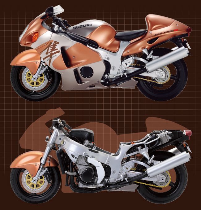 Weekly 1/4 Suzuki HAYABUSA GSX1300R vol.1 Deagostini