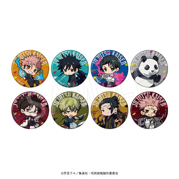 呪術廻戦 トレーディング グリッター缶バッジ Art by くるみつ | j