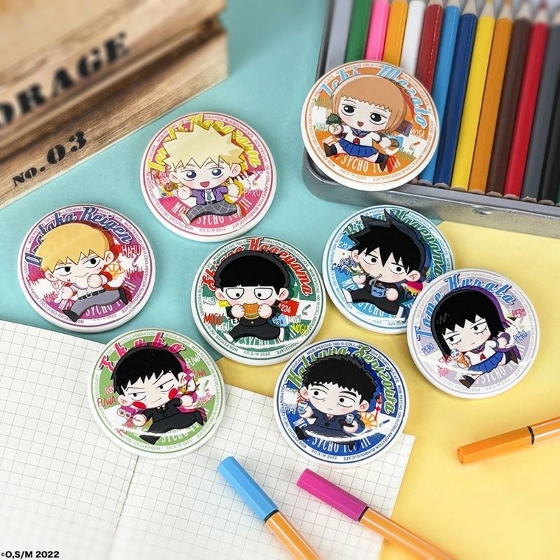 モブサイコ100 Ⅲ すたさっさ。 缶バッジ ランダム販売 | j-hobby