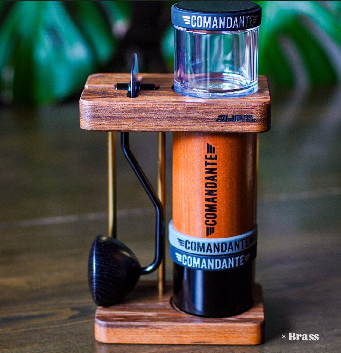 JHAT.. Coffee grinder stand for Comandante C40/C60 【Teak】