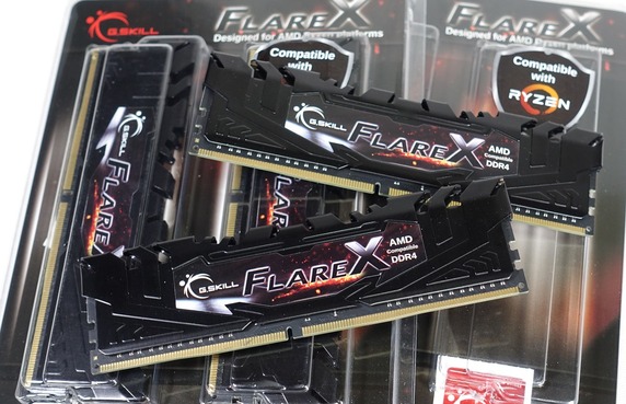 8種のM/Bで試す！3200MHzのRyzen用OCメモリ「G.Skill FLARE X F4